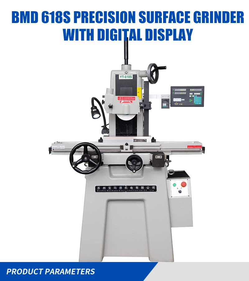 2023 Hydraulic High Precision Digital Display Surface Grinder Bmd618s Desktop Surface Grinder