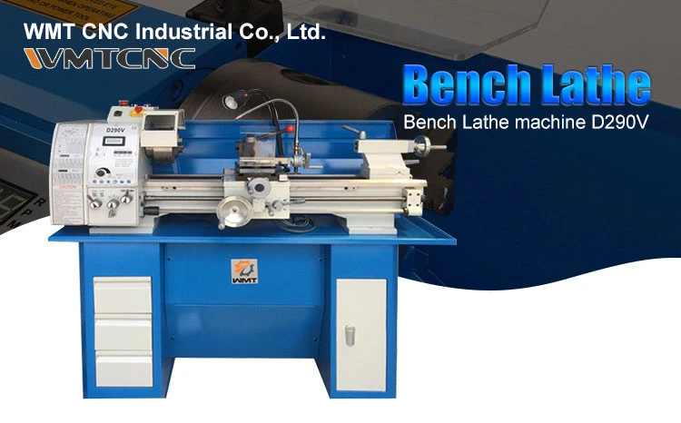 Variable speed mini metal bench lathe machine price D290V torno with CE
