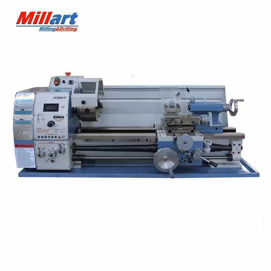 JY290VF Big Bore di Mini Tornio Mini metallo Tornio da banco